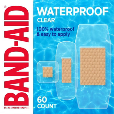 Band-Aid Brand Adhesive Waterproof Assorted Bandages - 60ct | Target