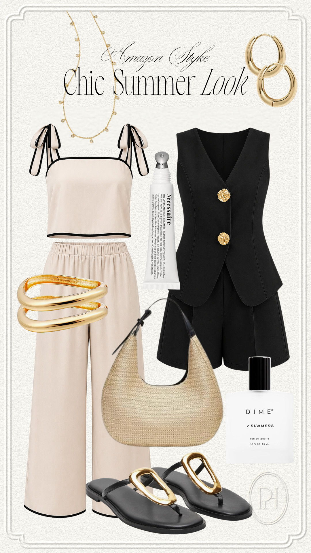 Loving these super chic fashion finds for summer from Amazon!

summer fashion, summer style, summer looks, summer outfit, matching set, suit set, lip balm, lip gloss, women's fragrance, perfume, necklace, bangle bracelet, gold hoop earrings, black sandals, black and gold sandals, white matching set, black matching set, sleeveless suit set, shorts suit, woven purse, neutral handbag, summer handbag 

 #LTKgrwm #LTKootd #LTKSeasonal