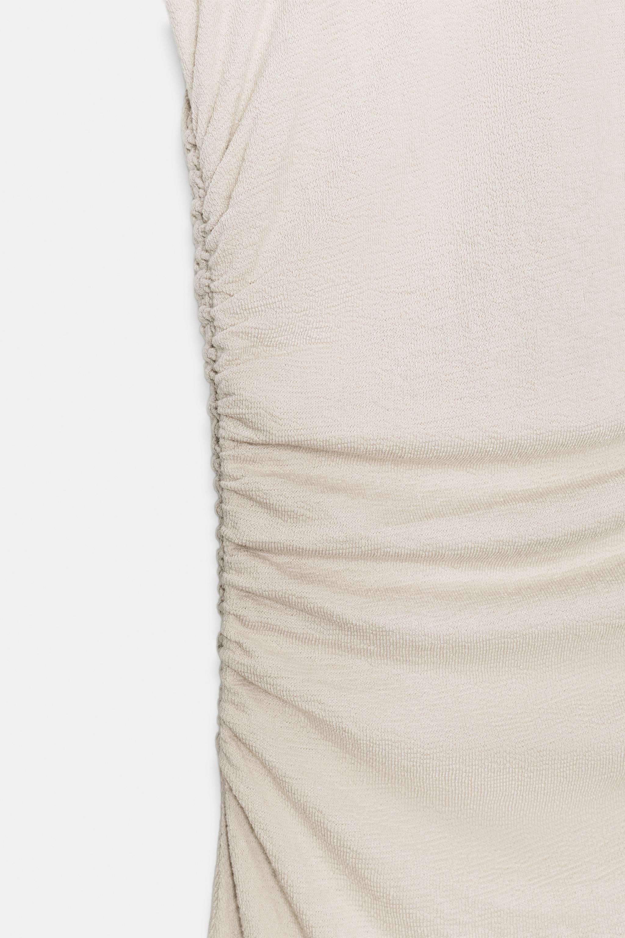 DRAPED MIDI DRESS | Zara US