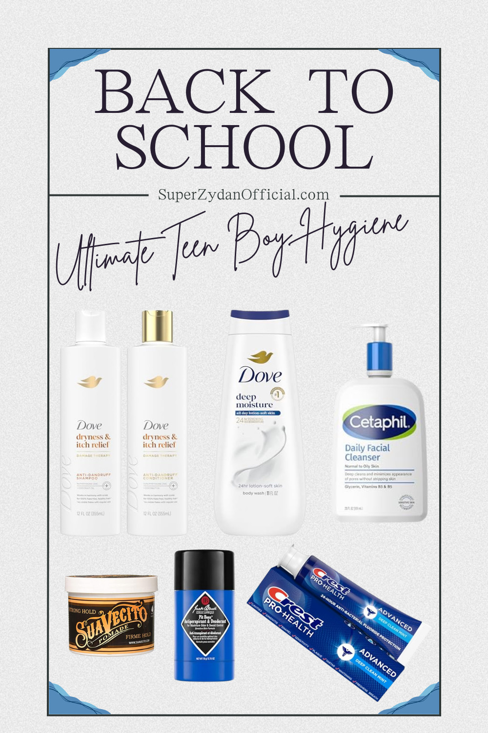 The Ultimate Teen Boy Hygiene Guide: Shop these must-have teen boy grooming essentials to stay fresh & confident.

#TeenBoy #BacktoSchool #BTS #StayFresh #CleanTeenBoy  

 

#LTKKids #LTKFamily #LTKBeauty
