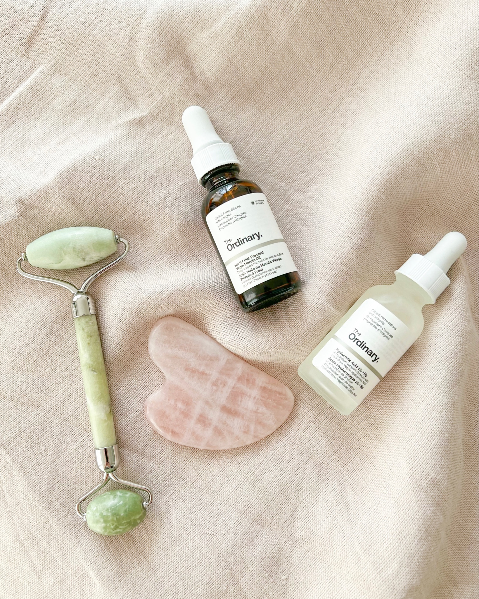 Night skincare with Gua Sha and Jade roller. The Ordinary skincare Marula Oil for dry winter damaged skin and Hyaluronic Acid obviously. #skincare #guasha #jadedolller #quartzguasha #quartz #jade #theordinary #marulaoil #hyaluronicacid

#LTKFind #LTKbeauty #LTKunder50