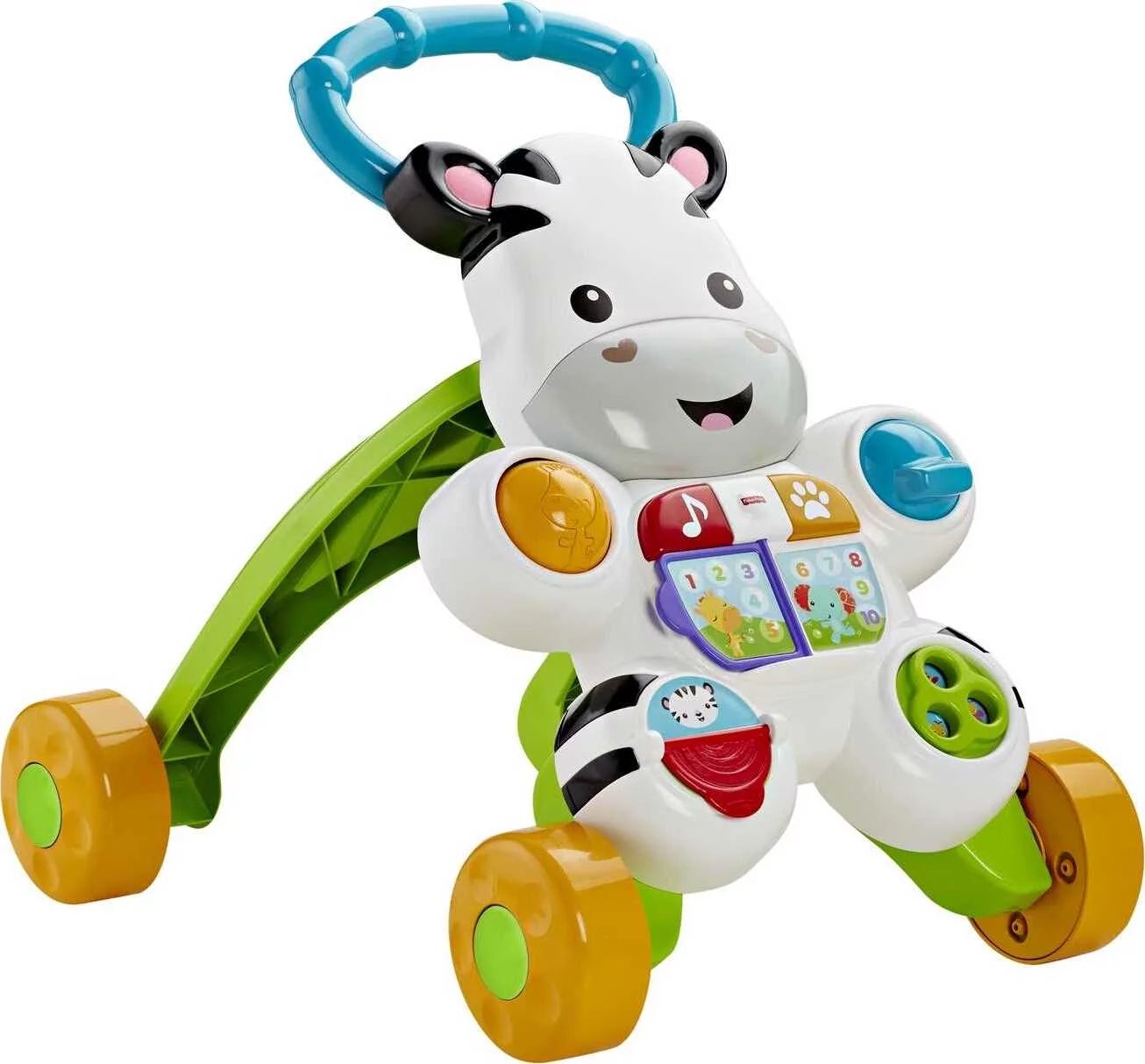 Fisher-Price Learn with Me Zebra Walker Baby & Toddler Learning Toy with Music & Lights | Walmart (US)