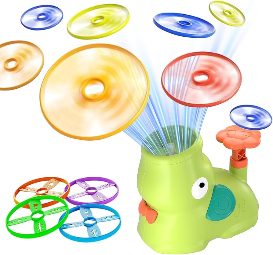 Stomp Flying Disc Launcher Toys，Outdoor Flying Disc Launcher Toy Chasing Games， Outside Yard ... | Amazon (US)