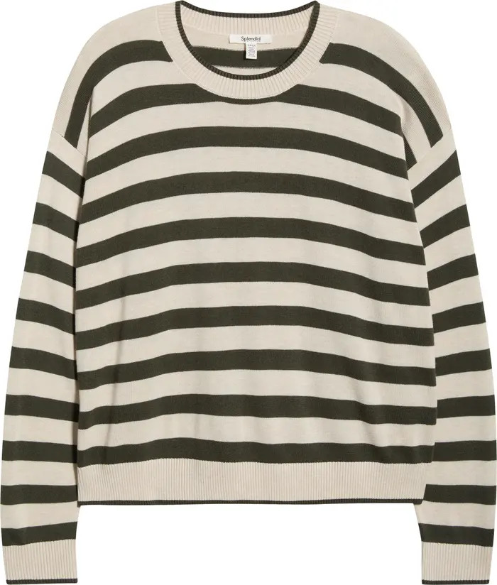 Splendid Georgie Stripe Oversize Sweater | Nordstrom | Nordstrom