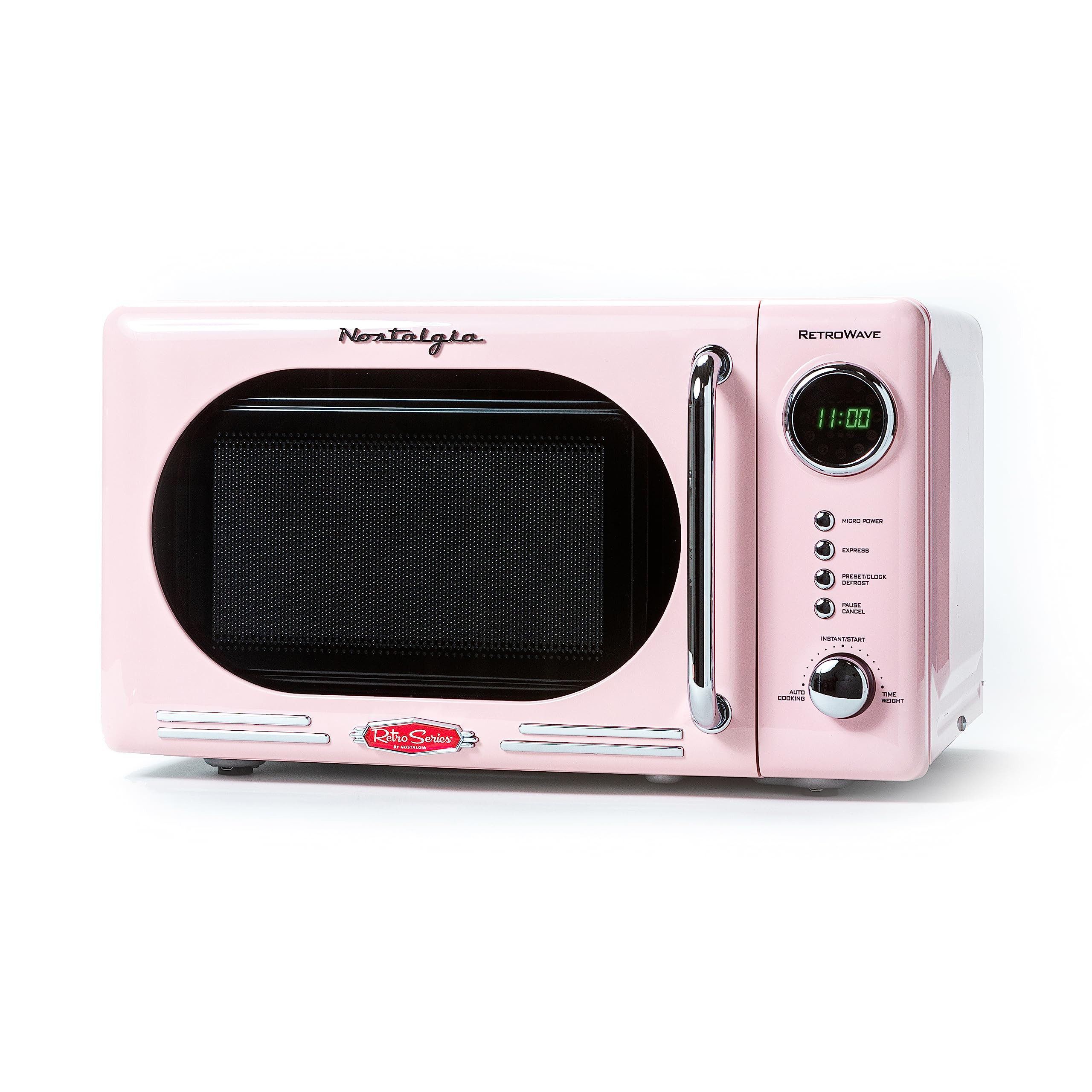Nostalgia Countertop Microwave Oven with Easy Clean Interior - Retro Microwave with LED Display &... | Amazon (US)