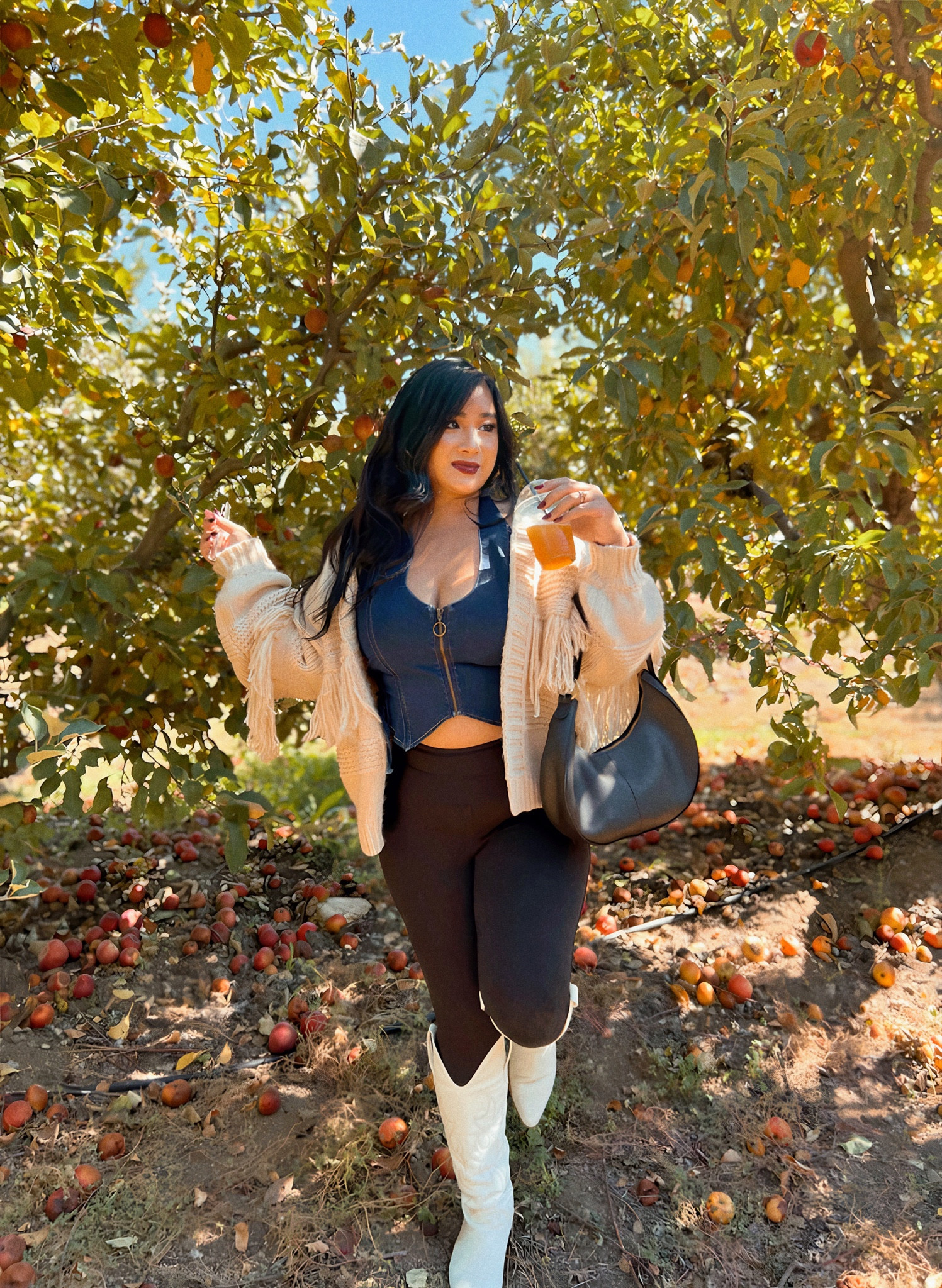 🍁 i am an autumn 🍁 

fringe cardigan is from petal & pup (sold out)
denim halter top is from fashion nova (sold out)

linked similar items/styles 🤎

#LTKshoecrush #LTKSeasonal #LTKHalloween