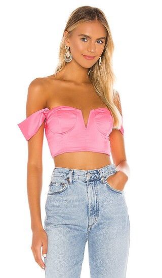 Coralia Bustier Top | Hot Pink Top | Light Pink Top | Bustier Top | Womens Tops | Cute Outfits | Revolve Clothing (Global)