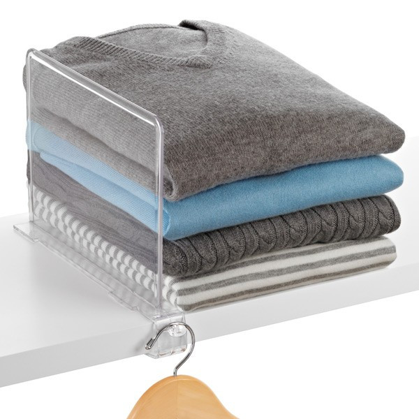 Clear Shelf Divider | The Container Store