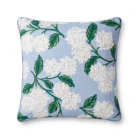 Rifle Paper Co. x Loloi Hydrangea 22" x 22" Pillow | Wayfair North America