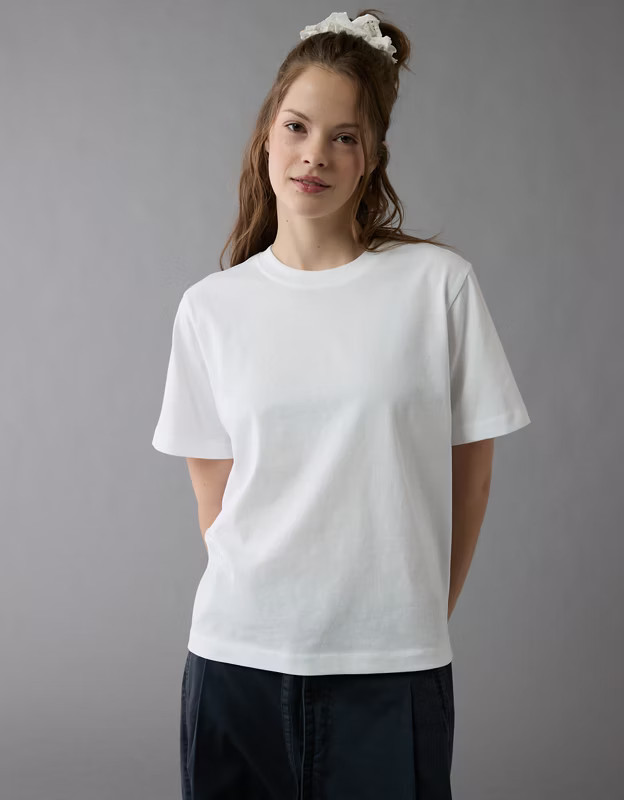 AE Everyday Luxe Relaxed T-Shirt | American Eagle Outfitters (US & CA)