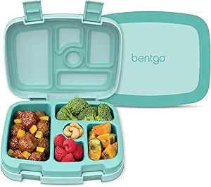 Bentgo Kids Bento-Style 5-Compartment Leak-Proof Lunch Box - Ideal Portion Sizes for Ages 3 to 7 ... | Amazon (US)