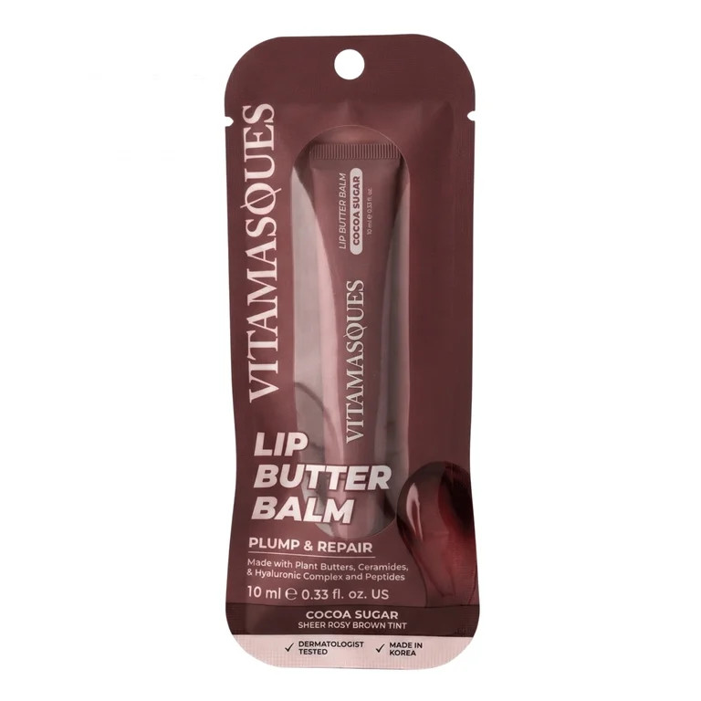 Vitamasques Lip Butter Balm, Cocoa Sugar, 0.33 fl oz - Walmart.com | Walmart (US)