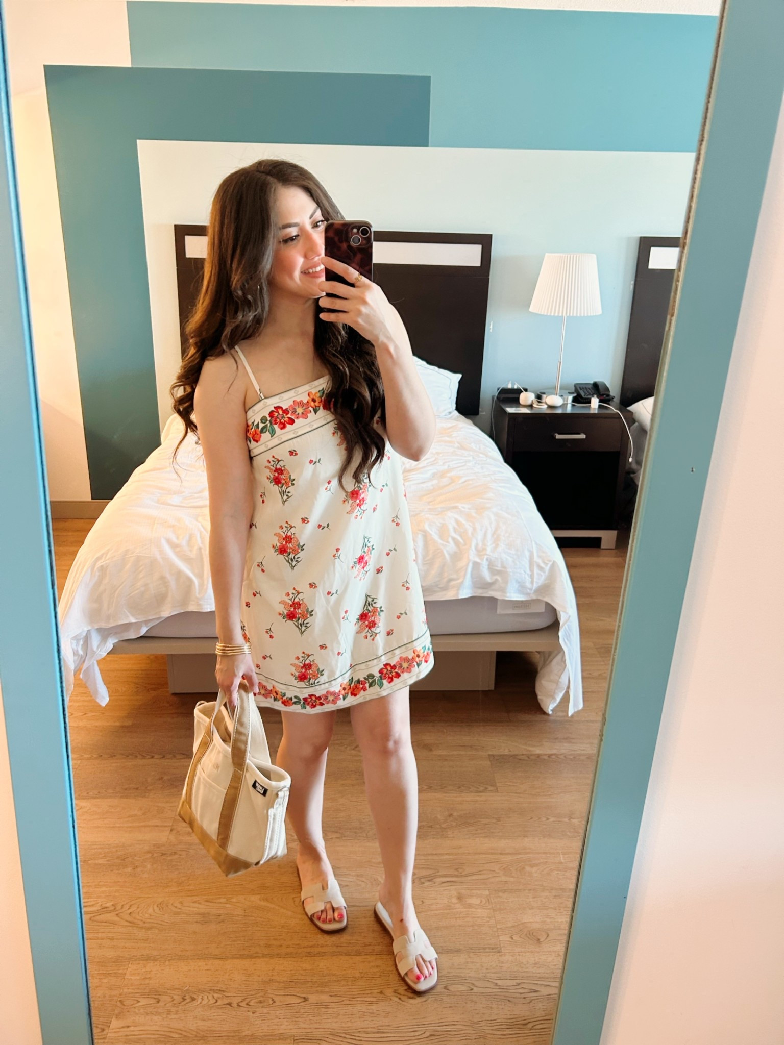 Floral shift mini dress in medium cream

#LTKmomlife #LTKootd #LTKMothersDay