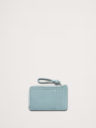 Leather Zip Card Holder | Banana Republic (US)