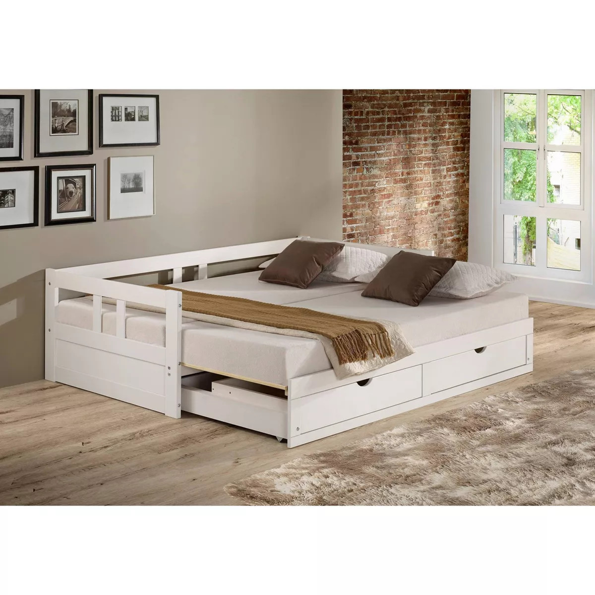 Twin to King Melody Day Bed with Storage - Alaterre Furniture | Target