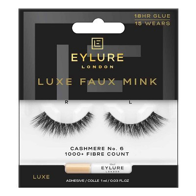 Eylure Luxe Cashmere No. 6 False Eyelashes - 1pr | Target