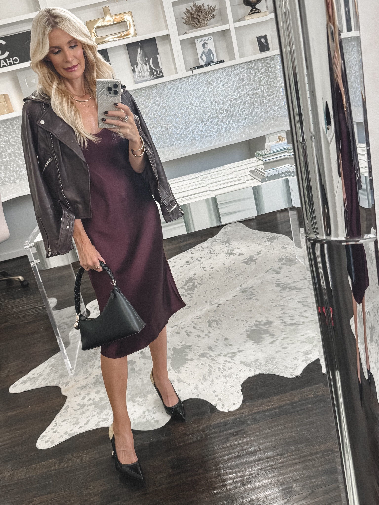 Happy Sunday beauties ✨✨✨
Now I may or may not have an addiction to leather jackets (lol) but hey they’re are much worse things to be addicted to, right? This one by Quince is hands-down the BEST, HIGH QUALITY, REAL leather jacket I’ve ever seen or owned and that’s saying a lot, trust me! The leather is buttery soft and the fit is impeccable……and you won’t believe the price! It runs tts, I’m wearing an XS. 


This UNDER $100 washable REAL slip dress fits like a dream and the color is so gorgeous! It comes in tons of colors and runs tts, I’m wearing a size XS.

#LTKStyleTip #LTKOver40 #LTKFindsUnder100