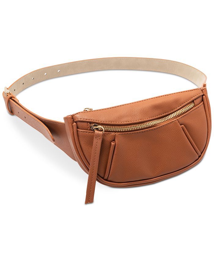 INC International Concepts Pebbled Belt Bag, Created for Macy's & Reviews - Belts - Handbags & Ac... | Macys (US)