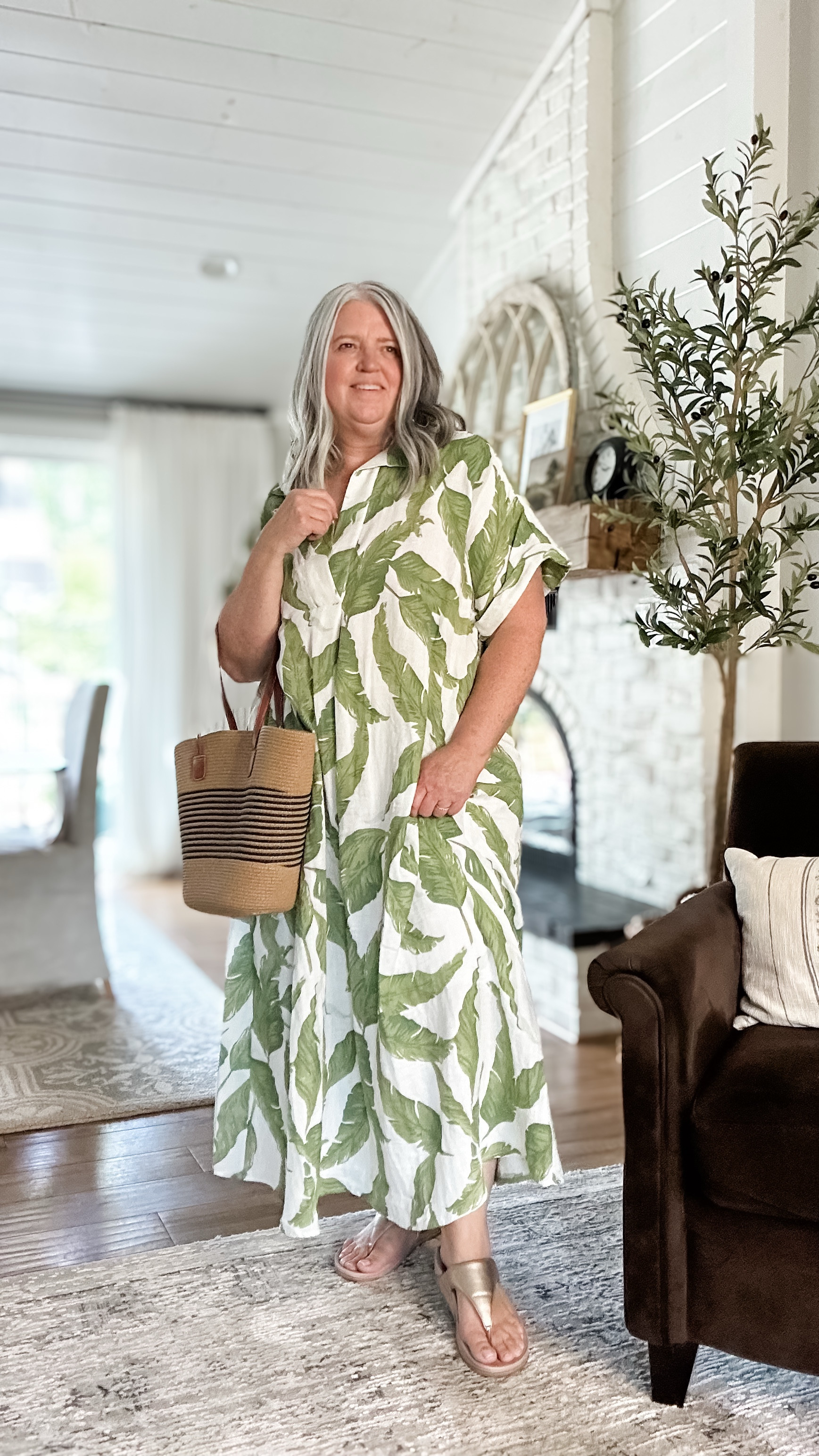 Real life plus-size outfit inspiration. What I wore to Costco. This would also be a fantastic swimsuit coverup. 
Wearing a size 1 in the dress. And a size 2XL in the 100% cotton Pettipants. 

Measurements:
5’5” || Bust 44” || Waist 40” || Hip 52” 


#LTKPlusSize #LTKOver40 #LTKSeasonal