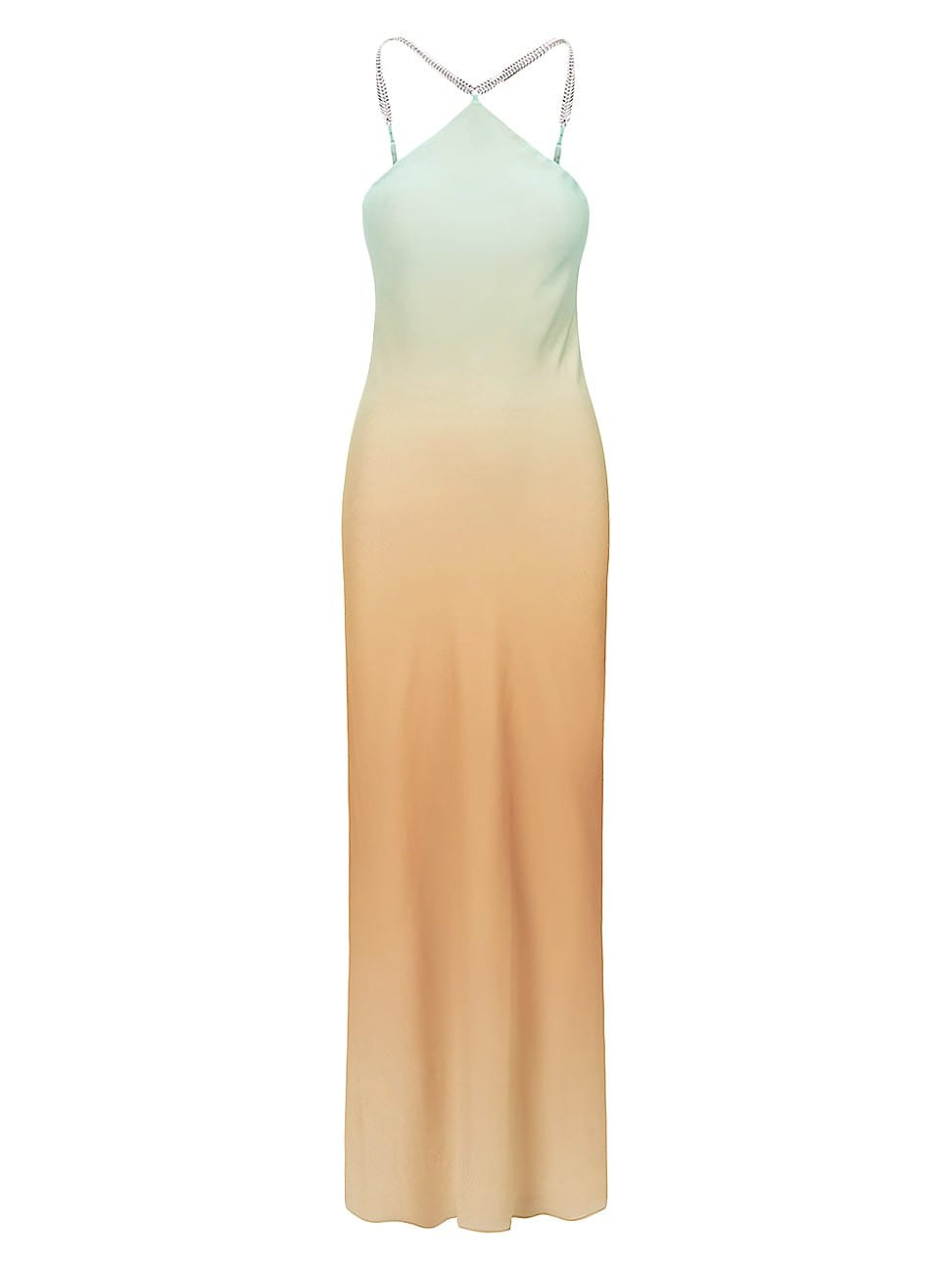 Women's Ombréd Chain Gown - Carribean Ombre - Size Large | Saks Fifth Avenue