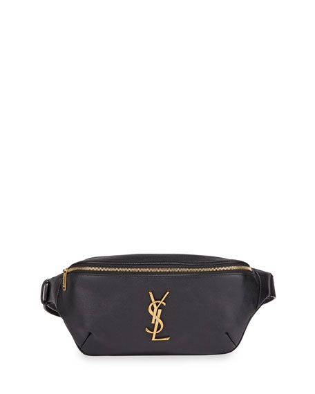 YSL Monogram Logo Fanny Pack/Belt Bag | Neiman Marcus