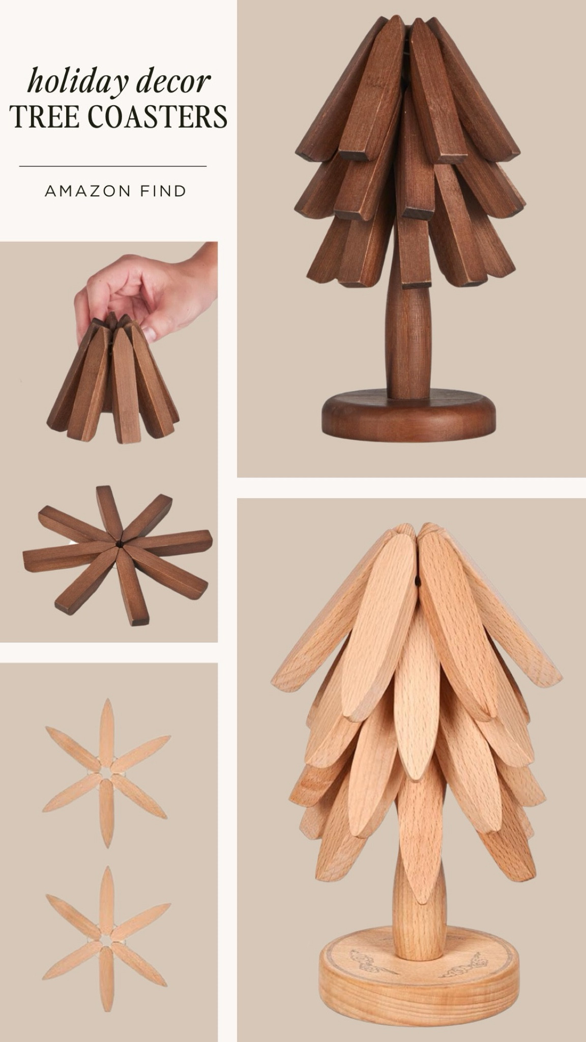 My favorite Holiday purchase this season!! These decorative trees that turn into coasters! 

#LTKSeasonal #LTKHoliday