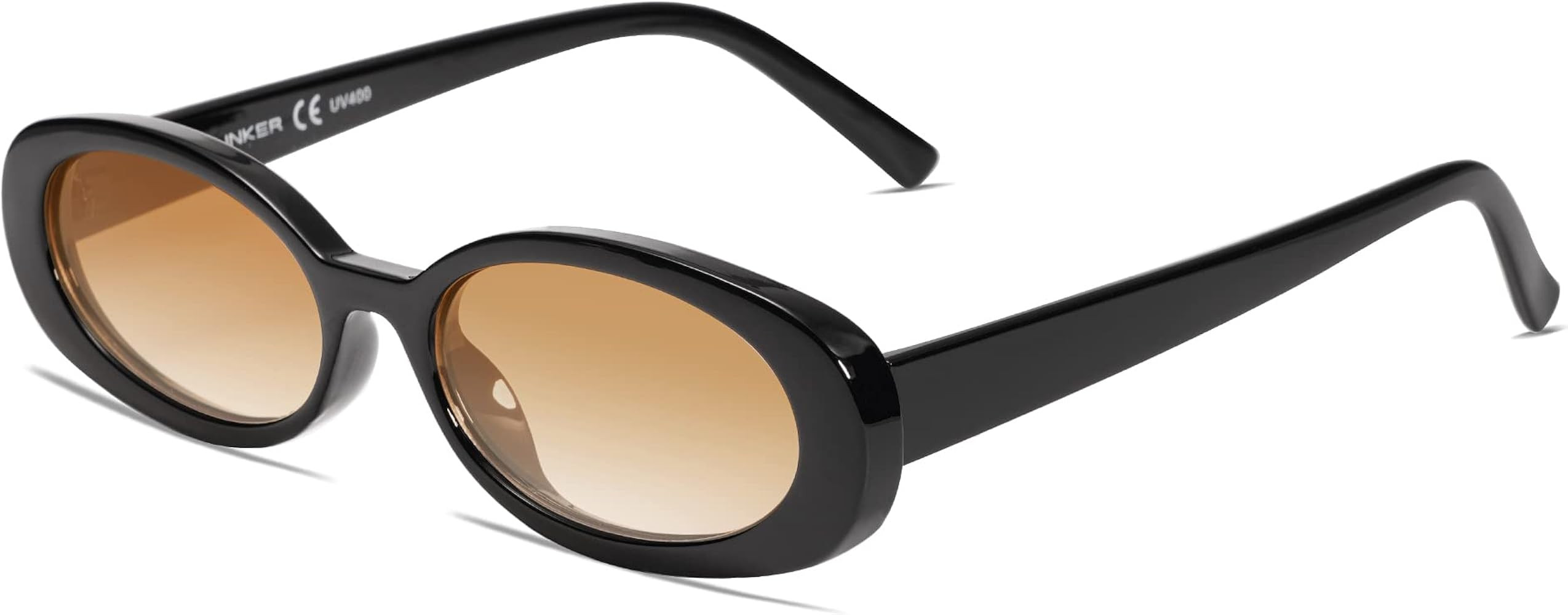 VANLINKER Polarized Retro Oval Sunglasses for Women and Men Small 90s Style VL9580 | Amazon (US)