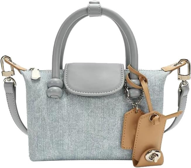 Exquisite Denim Underarm Casual Bag for Women - Stylish Commuter Shoulder & Crossbody Handbag wit... | Amazon (US)