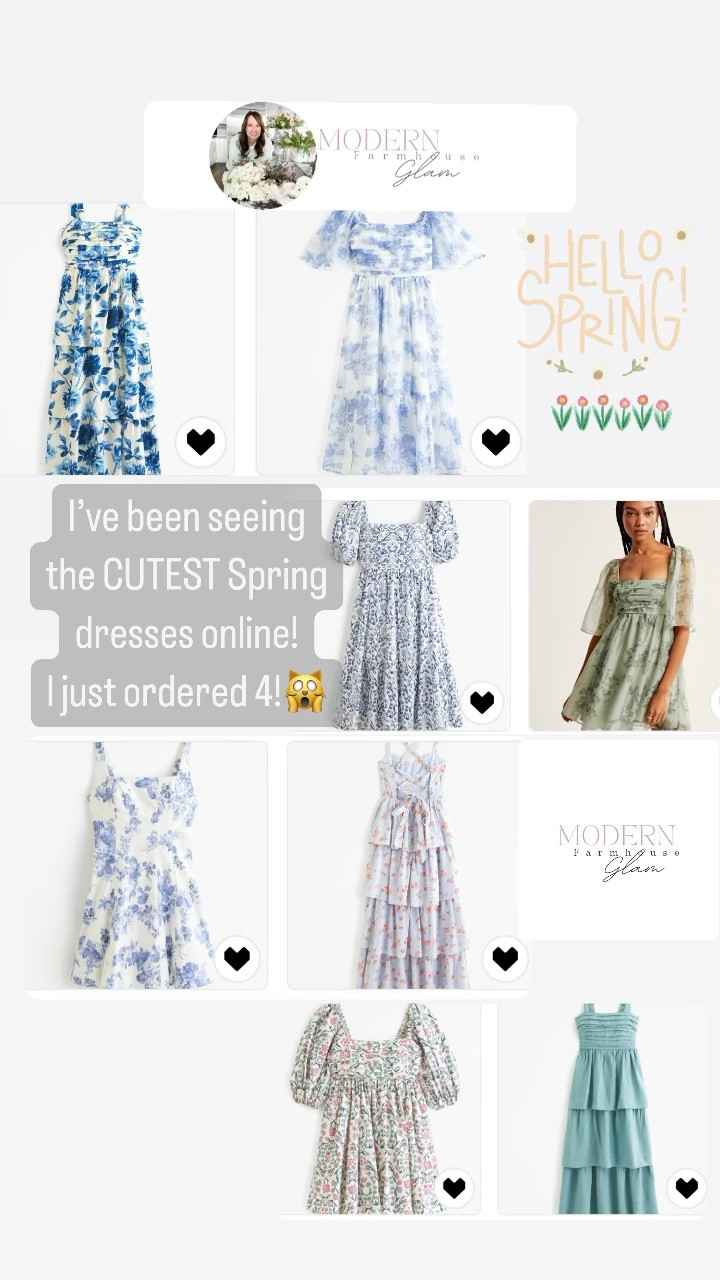 I’ve been finding the CUTEST Spring dresses online! I just ordered 4!!!🙀

Spring dresses Easter dress Wedding guest dresses brunch dress outfit floral Abercrombie 

#LTKwedding #LTKSpringSale #LTKstyletip