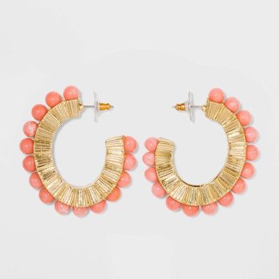 SUGARFIX by BaubleBar Eclectic Beaded Hoop Earrings | Target