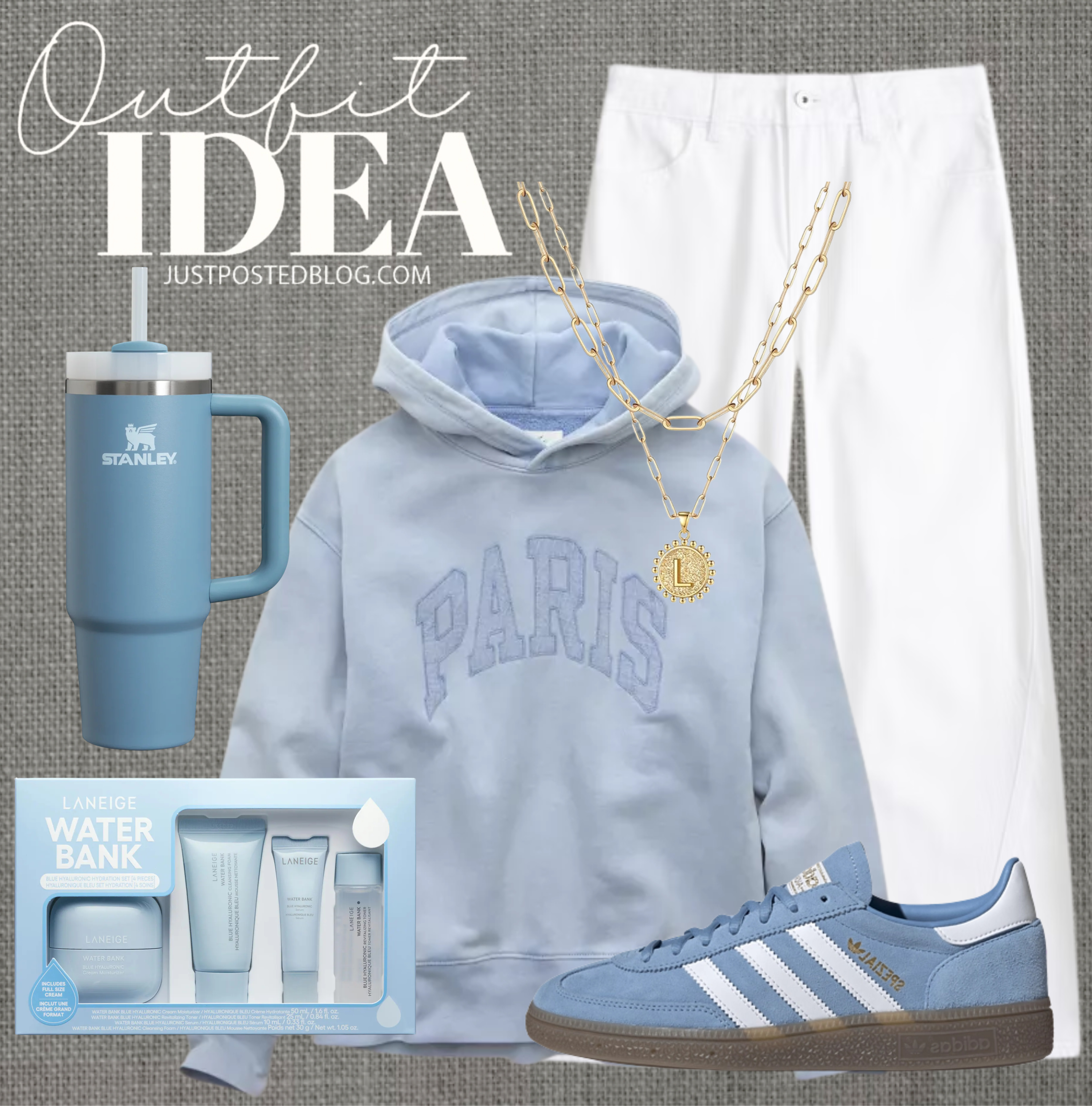This is such a cute blue inspired outfit for tweens and teens!!! This is a women's sweatshirt!! 

 