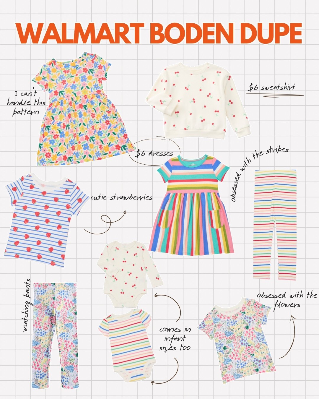 These adorable Walmart finds for spring remind me of Boden!

#LTKKids #LTKSeasonal #LTKBaby