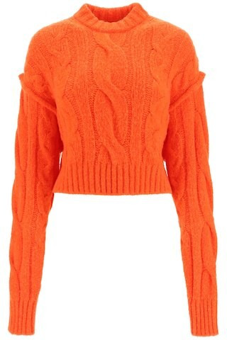 SPORTMAX CABLE KNIT CROPPED SWEATER | Residenza725 US