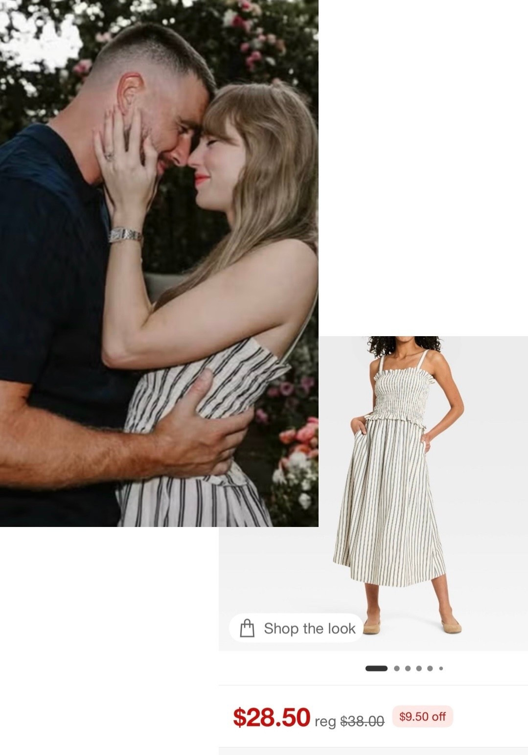 Looks just like Taylor Swift’s cute engagement dress but from Target 

#LTKU #LTKFestival #LTKSaleAlert