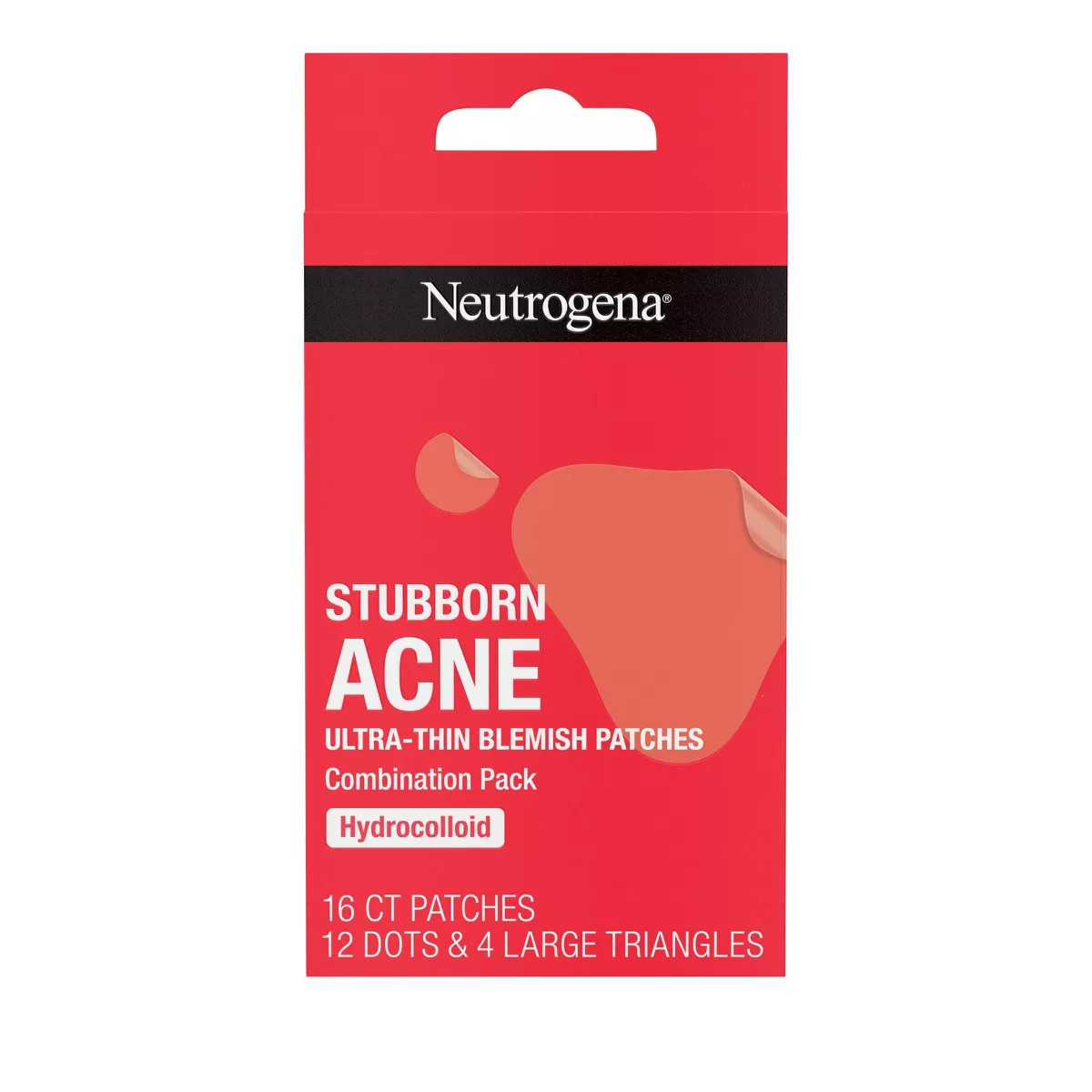 Neutrogena Stubborn Acne Ultra-Thin Blemish Hydrocolloid Patches, Combination Pack - 16 Patches | Target