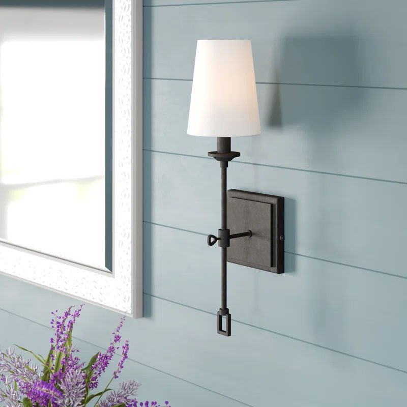 Ayleen 1 - Light Dimmable Oxidized Black Wallchiere | Wayfair North America