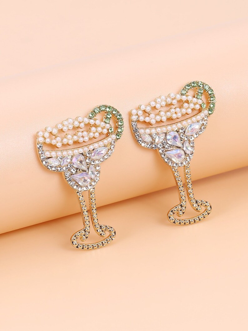 Margarita Earrings | Cinco de Mayo Earrings | Crystal Statement Earrings | Special Occasion Earri... | Etsy (US)