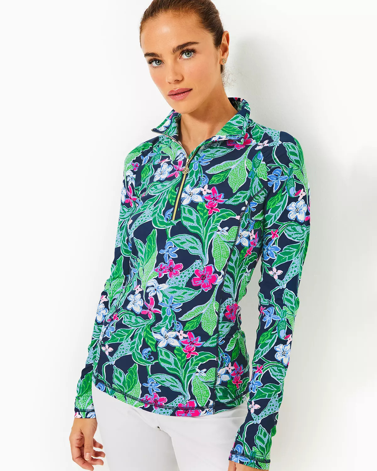 UPF 50+ Luxletic Justine Pullover | Lilly Pulitzer