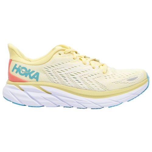HOKA ONE ONE Clifton 8 - Women's Running Shoes - Yellow Pear / Sweet Corn, Size 7.5 | Eastbay