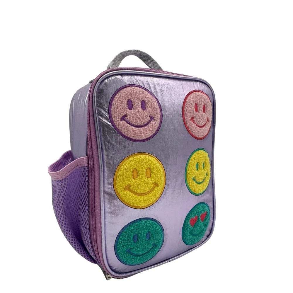 All Smiles Kids Insulated Reusable Lunch Bag with Mesh Water Bottle Pocket and Handle | Walmart (US)