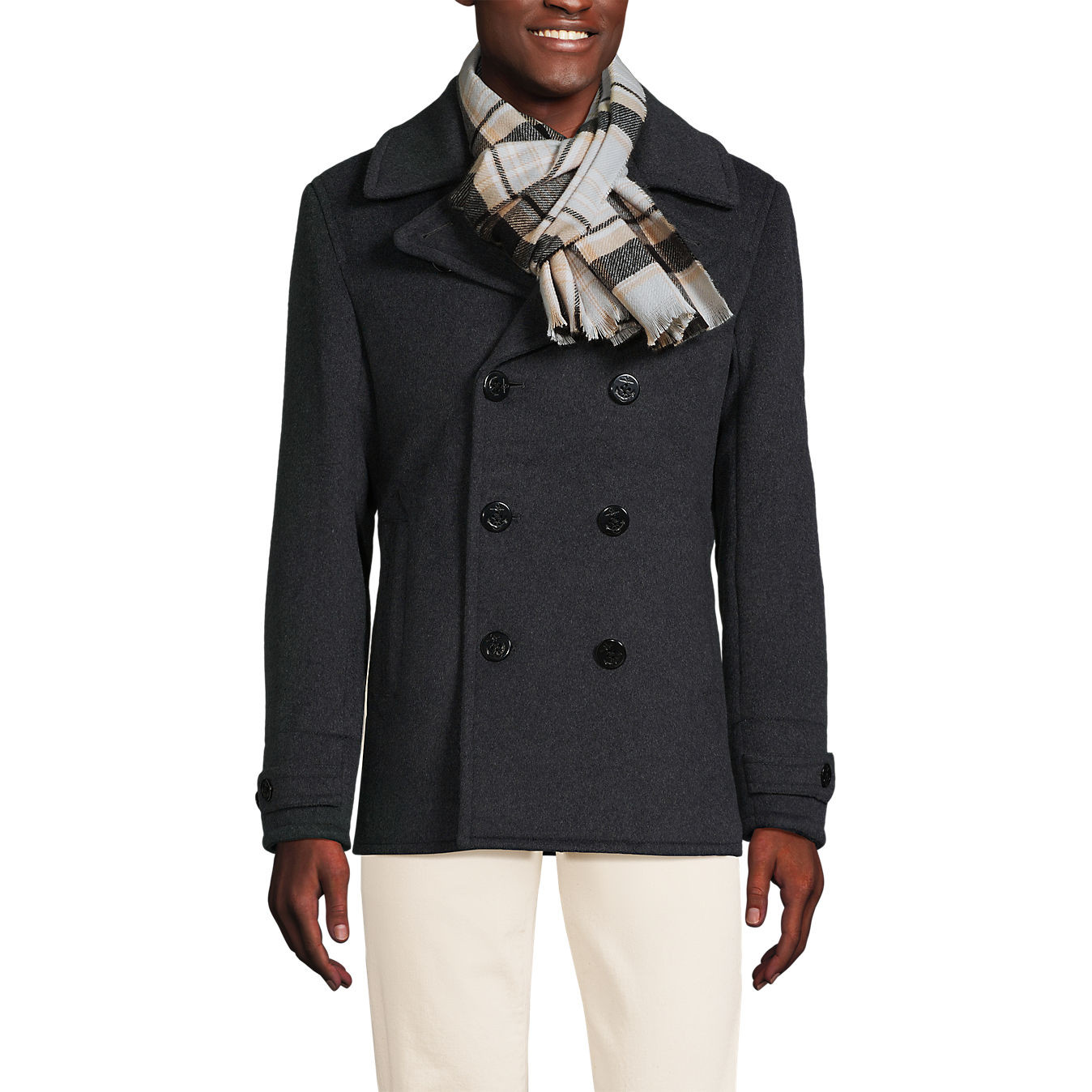 CashTouch Pattern Winter Scarf | Lands' End (US)