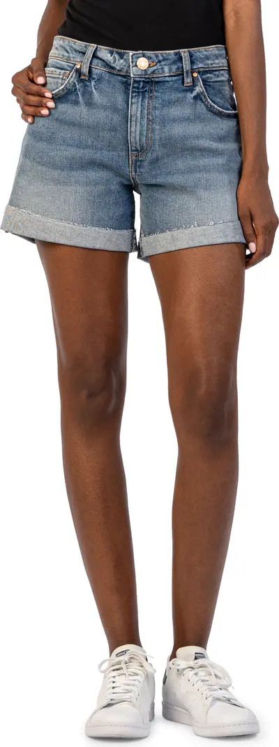 Jane Raw Hem High Waist Denim Shorts | Nordstrom