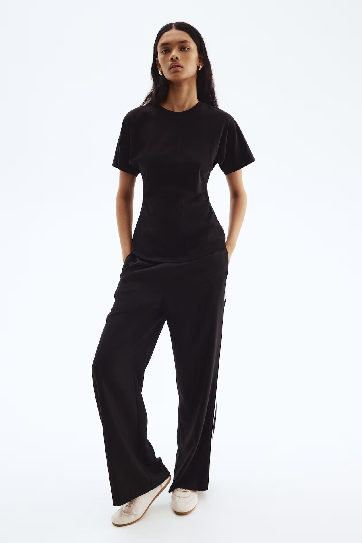 Ruched T-shirt | H&M (UK, MY, IN, SG, PH, TW, HK)