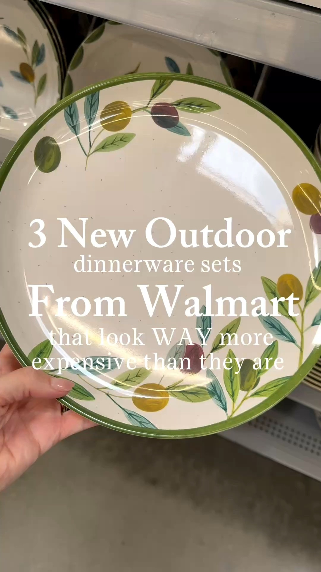 3 new dinnerware sets from Walmart that look WAY more expensive than they are 👀🍽️✨

And the best part? They’re melamine… so they’re lightweight, durable, and basically made for real life 🙌

Perfect for a garden party 🌿, hosting friends, or setting the prettiest Mother’s Day table 💐

Which one is your favorite?! 👇✨



#LTKHome
