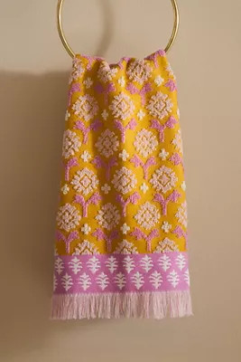 Aryn Cotton Hand Towel | Anthropologie (US)