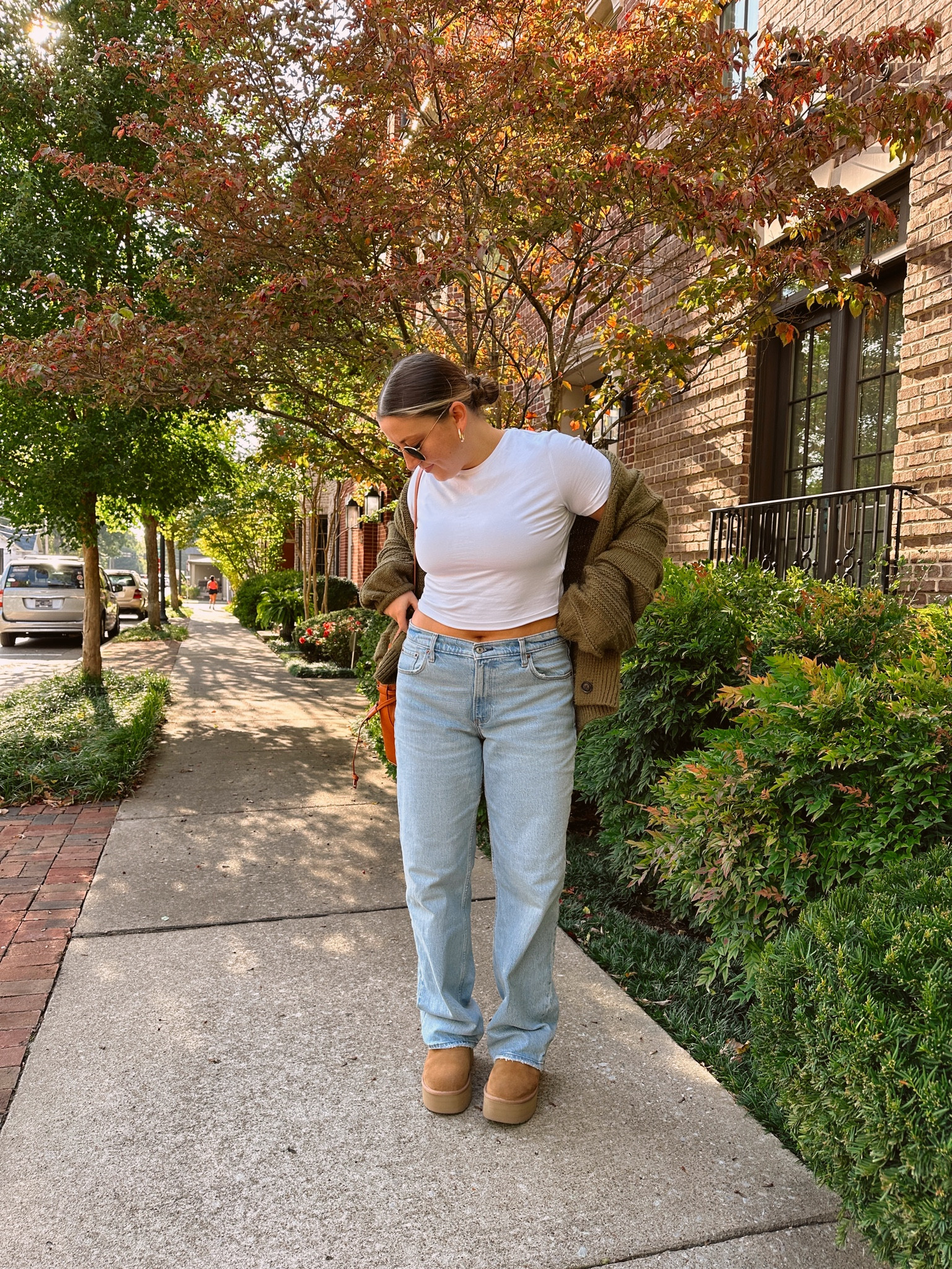 I AM OBSESSED WITH THESE JEANS. They are the low rise curve love jeans from Abercrombie and they are a size 29. I could wear a size 28 but I like them just slightly loose. BUY NOW BECAUSE THEY SELL OUT QUICK!!!

#LTKfindsunder100 #LTKmidsize #LTKbeauty