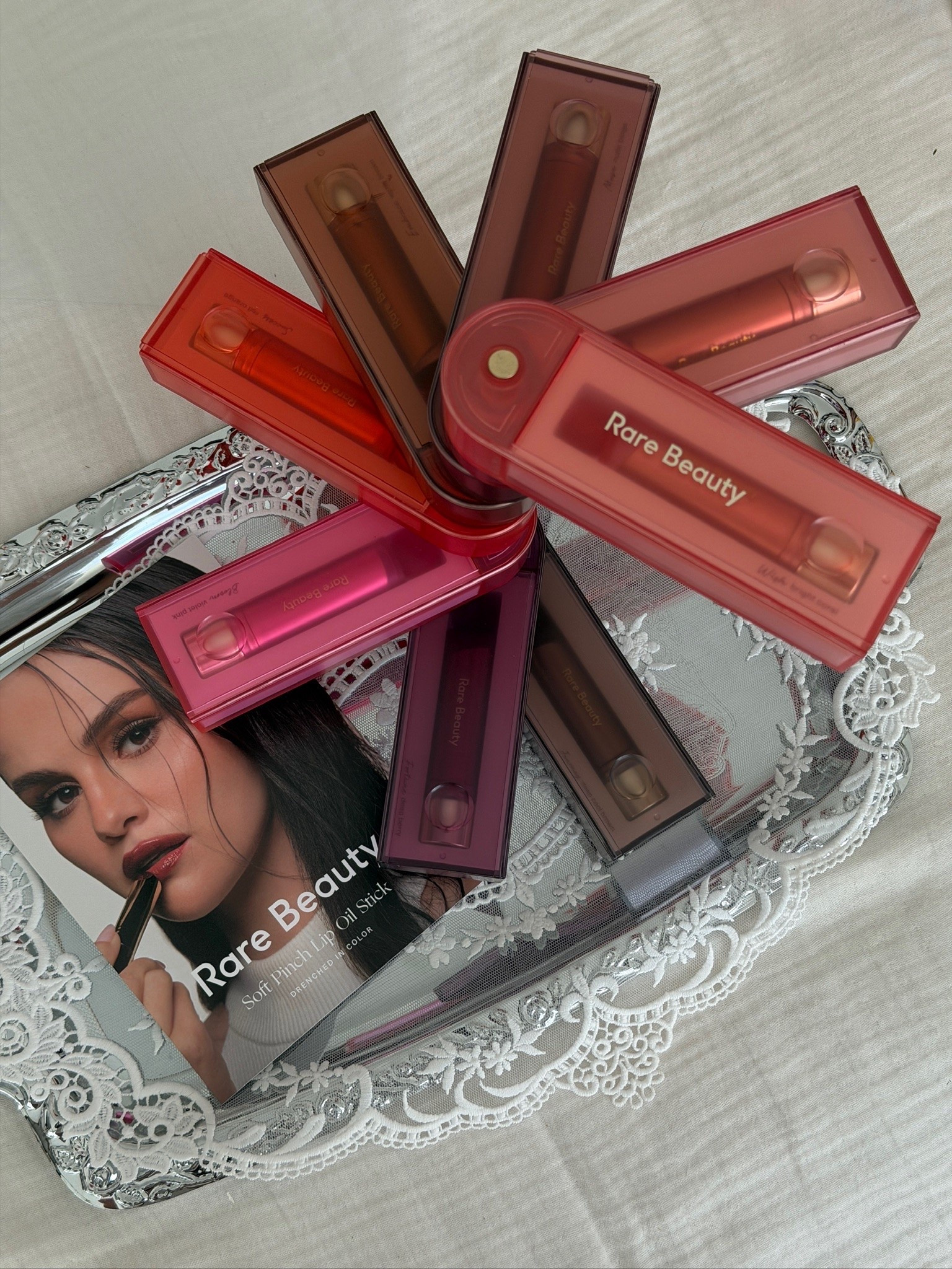 Sharing some recent pr from Rare Beauty - loving this lip oil stick!

#LTKSeasonal #LTKBeauty