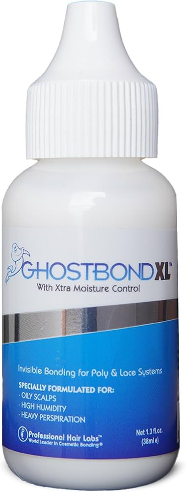 GHOSTBOND XL Hair Replacement Adhesive 1.3oz- Invisible Wig Bonding Glue: Water & Oil-Resistant, ... | Amazon (US)