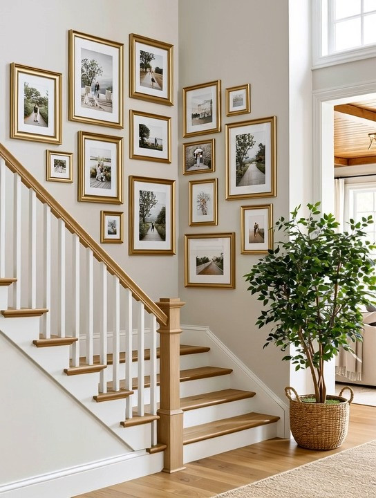 One of the best places for a gallery wall? Your staircase.

Why?

Because every home has one thing in common—a staircase wall that's waiting to tell a story.

Instead of leaving it empty, transform it into one of the most elegant features in your home. Every time you walk upstairs or downstairs, you're greeted by favorite family memories, travel photographs, meaningful artwork, or landscapes that inspire you.

Gallery walls along staircases aren't a new trend. They've been part of elegant homes for centuries. From European estates to royal palaces, family portraits and artwork were thoughtfully displayed along staircases, turning an everyday transition into a beautiful experience.

The secret is simple: choose timeless antique gold frames to create a cohesive, collected look. The artwork is entirely personal. Your memories make it meaningful. The frames make it timeless.

Browse our curated collection of ready-to-install gallery wall sets and antique gold frames to transform one of the most overlooked walls in your home.

Because the walls you pass every day should tell the story of the life you're building.

#GalleryWall #StaircaseDecor #GoldFrames #ElegantAndDriven 

 #LTKHome
