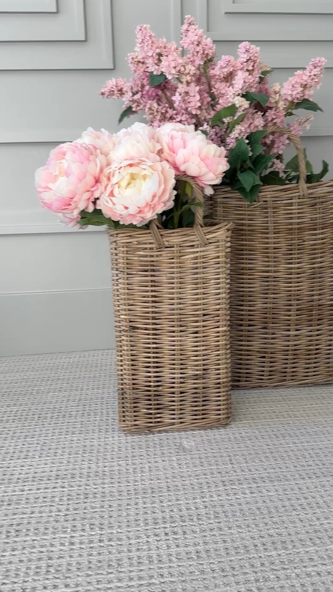 How cute are these baskets?! And so functional. You can use them for throw blankets, toys, seasonal faux stems, etc. So good!

#LTKSeasonal #LTKdayinmylife #LTKHome